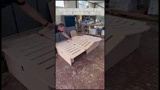 How to Use a Campervan Rock and Roll Bed (In 30 Seconds) #vwcamper #campervans #camper  #diycamper