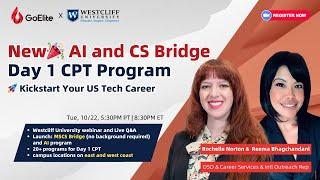 Executive CPT Programs on AI and CS Bridge with No Background: Info Session and Q&A