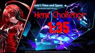 [Elsword INT] Bloody Queen Henir Challenge (1:35)