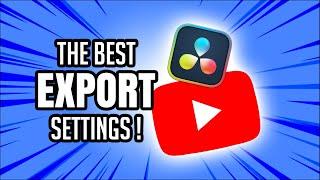 The Best Davinci Resolve Export Settings For Youtube In Under 2 Minutes!