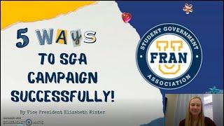 FranU 5 tips to SGA Campaign Successfully