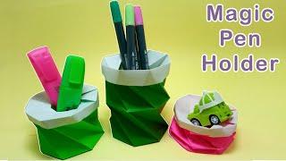 "Origami Magic Pen Holder – You'll Never Believe What You Can Make with A4 size Paper!"