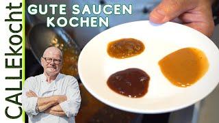 Soße selber machen. Sauce kochen wie ein Profi.