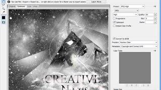 How to find the "save for web" tool in Photoshop CC 2015