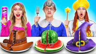 Grandma vs. Chef vs. Me!  Epic Cooking Challenge: Create Your Own Edible Masterpiece with 123 GO