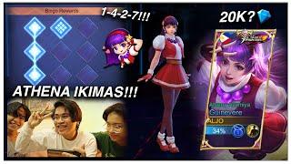 Spending 20k diamonds in KOF event encore reaction how to get Guinivere Athena Asamiya 2023 MLBB