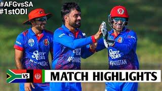 Afghanistan vs South Africa 1st ODI 2024 Highlights | AFG vs SA 2024 | AFG vs SA 1st ODI Highlights