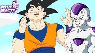 Frieza Reacts To Goku Vs Frieza RAP BATTLE!