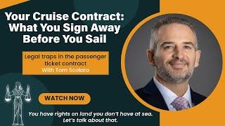 Your Cruise Contract: What You Sign Away Before You Sail - LIVE Q&A With A Cruise Ship Lawyer