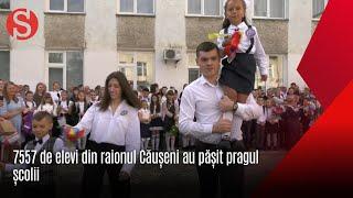 7557 de elevi din raionul Căușeni au pășit pragul școlii.Vezi careul solemn de la Liceul Ion Creangă