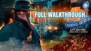 Criminal Archives 1 : City on Fire Walkthrough f2p