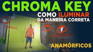 Como iluminar chroma key corretamente - Anamórficos