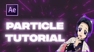 Particle Background Tutorial in After Effects / AMV Tutorial