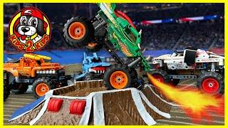 LEGO MONSTER JAM TRUCKS - Build, Race & Freestyle Challenge COMPILATION