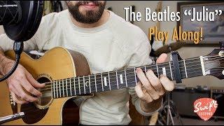 The Beatles "Julia" Guitar Play Along w/ Chord Diagrams