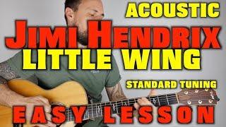 Little Wing Jimi Hendrix Guitar Lesson (EASY SING AND PLAY)