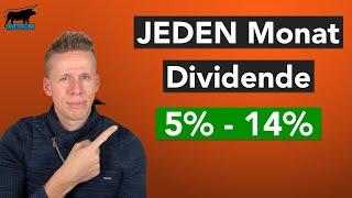 10 interessantesten Dividenden Aktien mit monatlicher Dividende & meine TOP 3