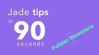 Jade / Pug Tips in 90 Seconds - #4 Folder Structure