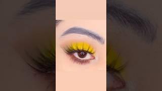 Yellow eye look! #yelloweyelook #yellowmakeup #eyemakeuptutorial #viralshort #viralshorts