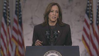 Full: Kamala Harris delivers concession speech after Trump wins 2024 election