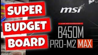 MSI B450M PRO M.2 MAX MATX Budget AMD AM4 Builders Choice