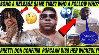 PRETTI Don Confirm POPCAAN Diss her at UNRULY River! VYBZ KARTEL & ALKALINE A Drop Song same Time?