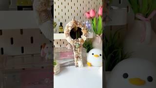 DIY Sea shell mirror #diy #artshorts #craft #shortviral #homedecor #diycraft