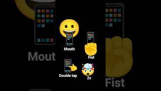 mouth fist double tap 2x