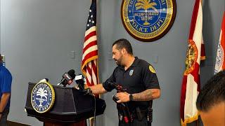 Conferencia De Prensa Policía De Miami