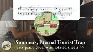 "Summers, Eternal Tourist Trap" (from "Earthbound") || Easy VGM Piano Sheets!~