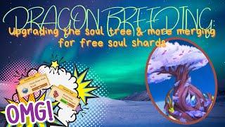 Merge Dragon, Dragon breeding: upgrading soul tree & merging for soul chards again