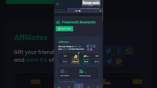 Freecash Bonus Code Create..