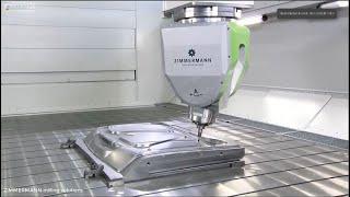 You will be amazing with this 5-axis CNC machine. Perfect 5-axis German ZIMMERMANN Milling Solutions