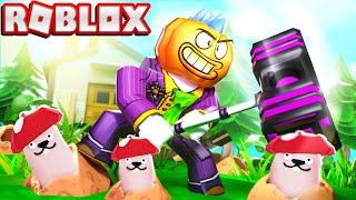 Destroying The Strongest MOLES In Mushroom Forest + Snowy Plains in Roblox Wack A Mole Simulator