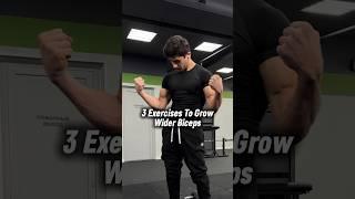 3 Exercises To Grow Wider Biceps #calisthenics #fitness #workout #bodyweighttraining