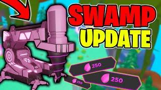 NEW SWAMP WORLD, PET ENCHANTS, & MINING MACHINE! Tapping Legends X