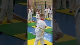 Разножка от Илюхи, обида от Тимура #taekwondo #тхэквондо #дети