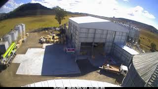 Aus Organic Feed Mill Build Timelapse