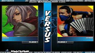 WCFITZ88 Mugen Battles | Hattori Hanzo Uruka (Yatagarasu) vs Kitana (UMK3) - WCFITZ88 Match Ups