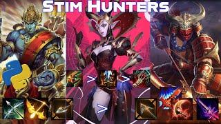 Finding the best hunter build in Smite using python (Part 2: Stim Hunters)