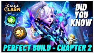 Perfect Build - Fluterelle |Build+Gameplay | Chapter -2 | All You Need To Know!! | #castleclash