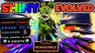 SHINY EVOLVED SPRINGTRAP IS INSANELY GOOD... (13k dps) (Five Nights TD)