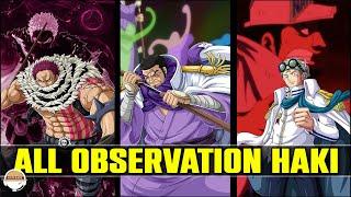 All 5 Basic and Advanced Techniques from Observation Haki