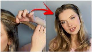 Как красиво убрать волосы от лица. Простая причёска за 5 мин! Easy 5 min every day hairstyle 