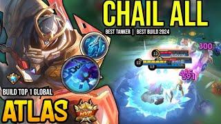 ATLAS BEST BUILD 2024 | BUILD TOP 1 GLOBAL ATLAS GAMEPLAY | MOBILE LEGENDS