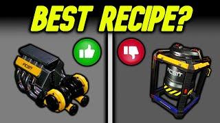 Finding The BEST RECIPES in Satisfactory 1.0