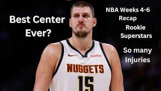 NBA Recap: Jokic's Peak, Injury woes, Cavs Secret Weapon MVP and Best rookie Leaderboard NBA Podcast