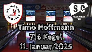 Timo Hoffmann – SKV Rot-Weiss Zerbst (716 Kegel) | 1. Bundesliga Kegeln Classic 2024/2025