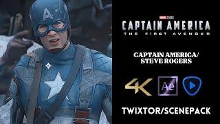 STEVE ROGERS || CAPTAIN AMERICA THE FIRST AVENGER || 4K ENHANCED TWIXTOR SCENEPACK