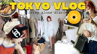 東京一週VLOG我的更衣間公開習慣新髮色的日子、買了ikea甜甜圈燈設計師牌包包、超可愛PAMM背心、在居酒屋遇到熱情大叔｜Peachi in TOKYO #ep19